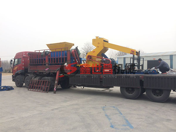 遼陽市橡膠粉碎機(jī)裝車走起